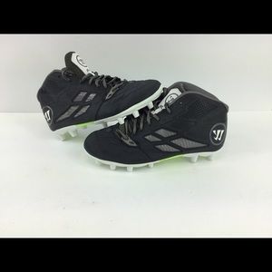 Warrior Youth Kid Black Burn 8.0 Junior Mid Cleats